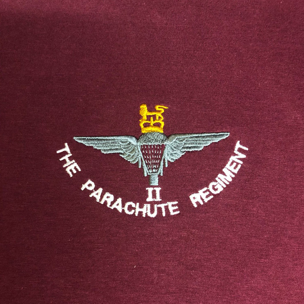 Embroidered Logo / Motif - Choose your Garment - Parachute Regiment (choose your battalion)