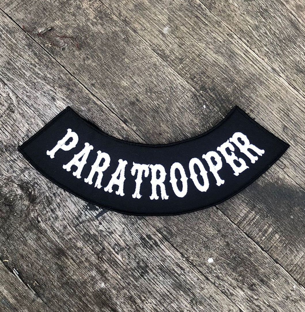 Paratrooper Biker Patch / Rocker