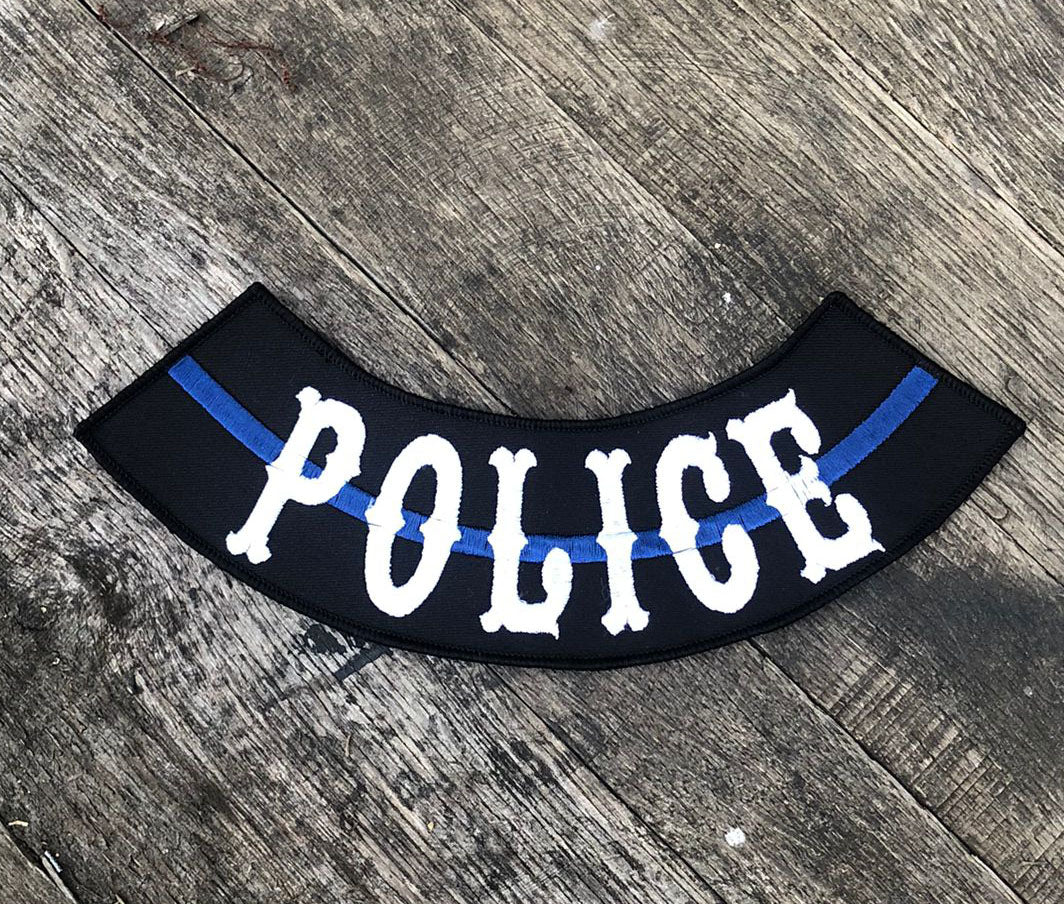 Police - Thin Blue Line - Biker Patch / Rocker – hanger39colchester