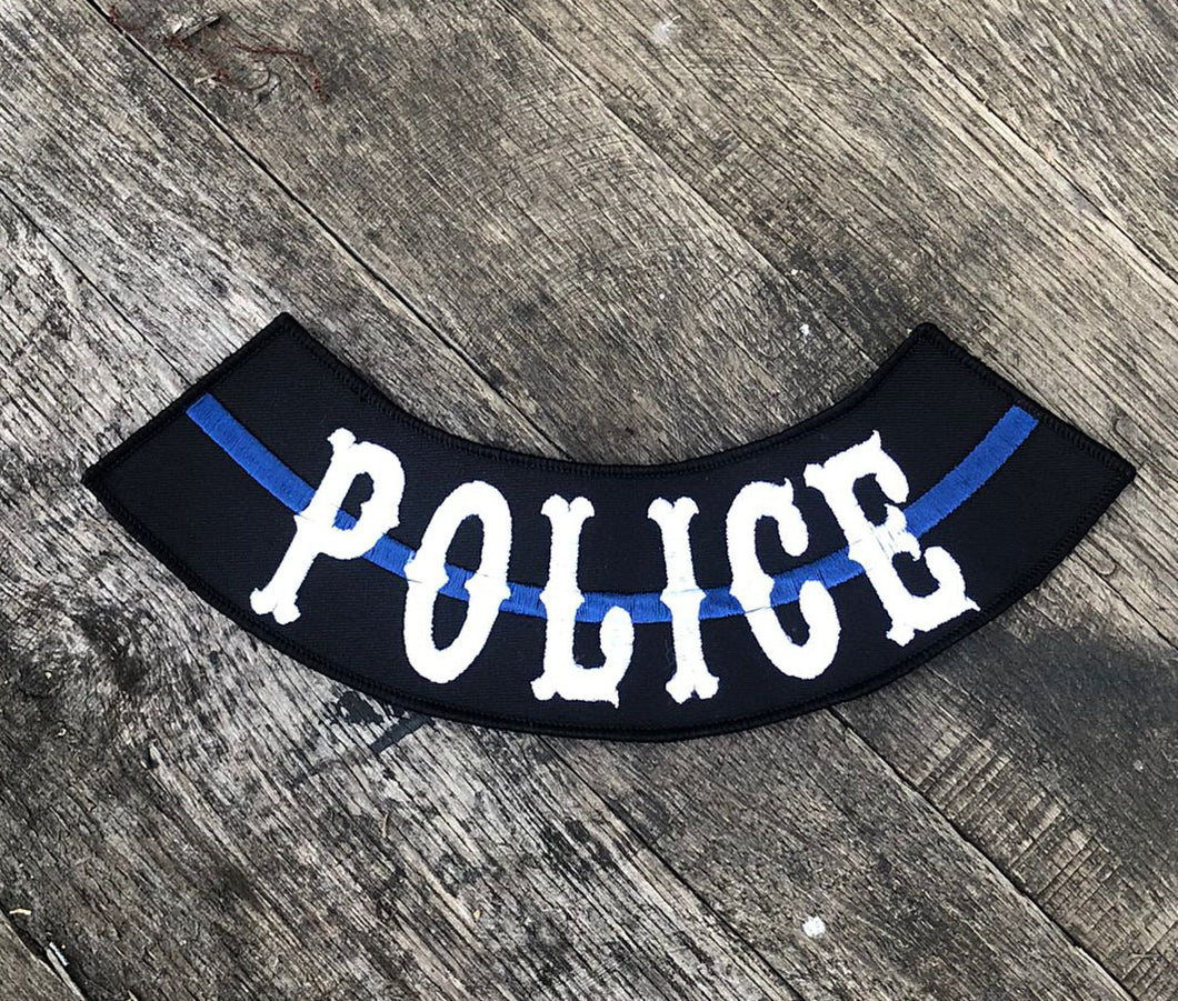 Police - Thin Blue Line - Biker Patch / Rocker – hanger39colchester