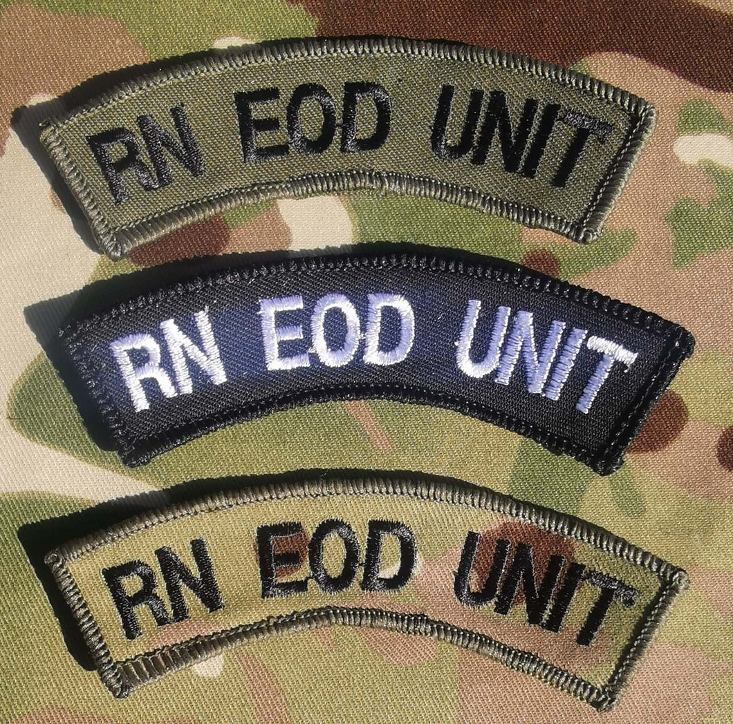 RN EOD Unit Shoulder Flash / Mud Guard
