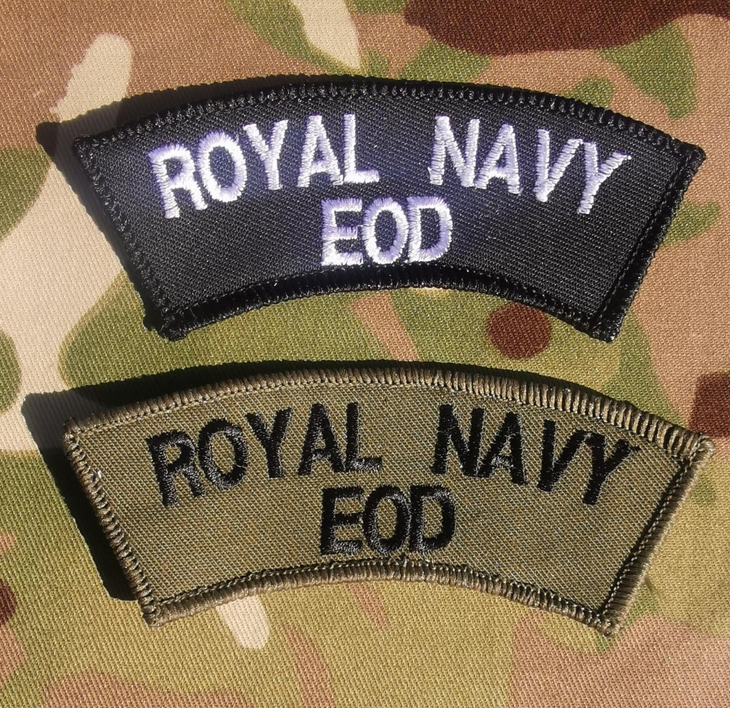 Royal Navy EOD Shoulder Flash / Mud Guard