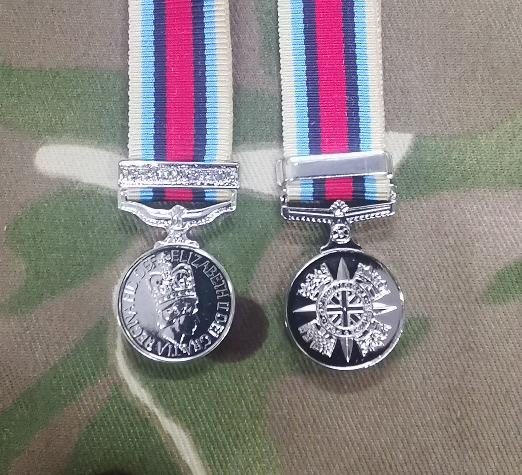 Official Miniature Op Herrick Afghanistan Operational Service (OSM) Medal