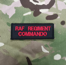 Load image into Gallery viewer, (FCF / FRMU) Future Commando Force (RAF) Royal Air Force Regiment Commando Embroidered Shoulder Patch
