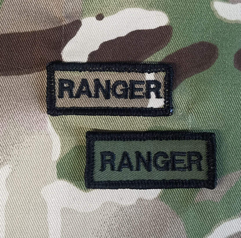 Ranger Qualification Shoulder Title / Tab