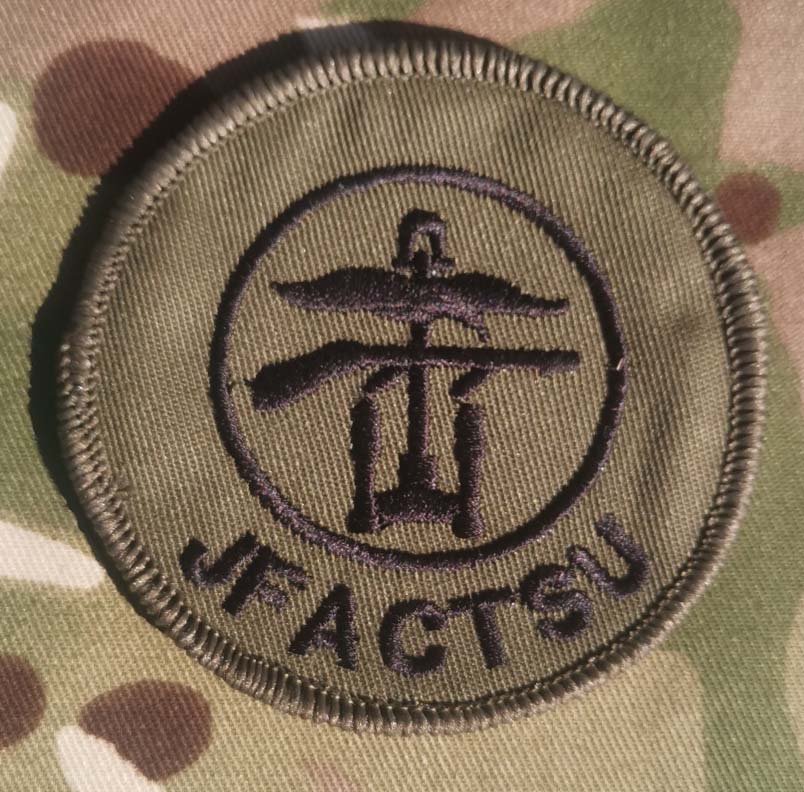 JOINT FORWARD AIR CONTROL TRAINING AND STANDARDS UNIT(JFACTSU) Circular Unit Recognition Patch