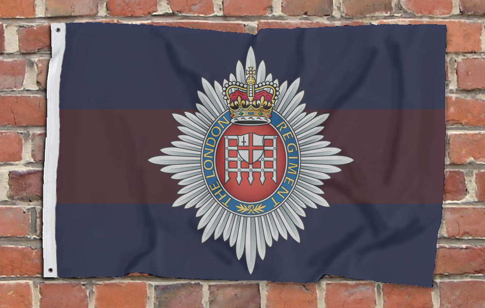 The London Regiment (London district)  - Fully Printed Flag