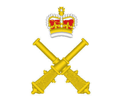 Royal School of Artillery Gunnery (RA, RHA)  - Embroidered - Choose your Garment