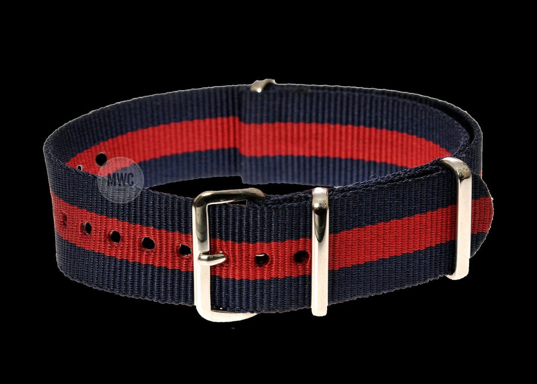 'Red and Navy' (Guards Division) NATO Military Watch Strap