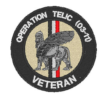 Op Telic (03-11) Veteran - Embroidered Design - Choose your Garment