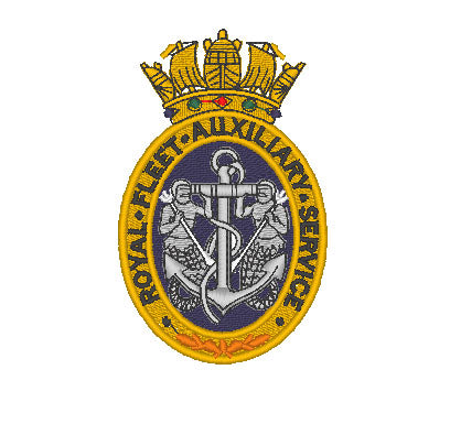 Royal Fleet Auxiliary Crest (RFA) - Embroidered Design - Choose your Garment