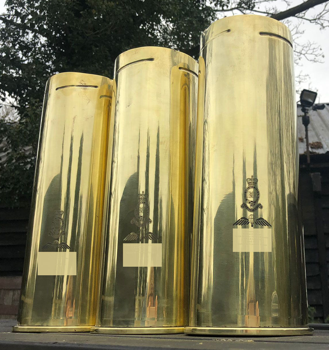 Engraving Service - Artillery 105mm Brass Shell / Cart / Cartridge Eng ...