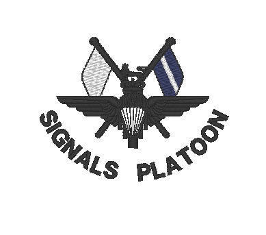 Embroidered Logo / Motif - Choose your Garment - Signals / CIS Platoon Parachute Regiment