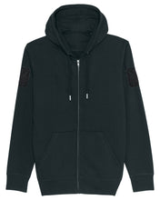 Load image into Gallery viewer, H39 Exclusive - Tactical Zipped hoodie sweatshirt - Black Velcro Arm Patch
