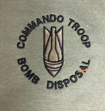 Load image into Gallery viewer, Commando Troop Bomb Disposal - Embroidered Design - Choose your Garment
