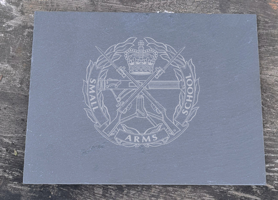 Personal Engraved Set of 2 Slate table mats Approx 30cm x 20cm