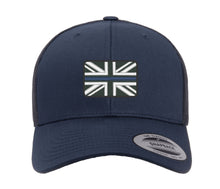 Load image into Gallery viewer, Embroidered Flexfit Yupong Cap Police Thin Blue Line
