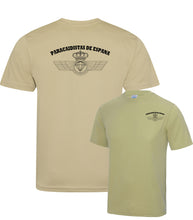 Load image into Gallery viewer, (Spanish) Paracaidistas de España Airborne forces Paratrooper  - Fully Printed Wicking Fabric T-shirt
