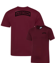 Load image into Gallery viewer, Airborne Tab / Rocker - Fully Printed Wicking Fabric T-shirt
