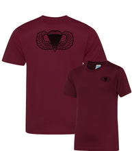 Load image into Gallery viewer, USA Army Wings Airborne forces Paratrooper - Fully Printed Wicking Fabric T-shirt
