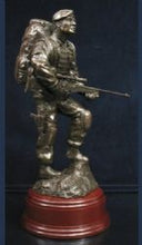 Load image into Gallery viewer, Parachute Regiment, Sniper with L115A3 Rifle, Cold Cast Bronze Presentation

