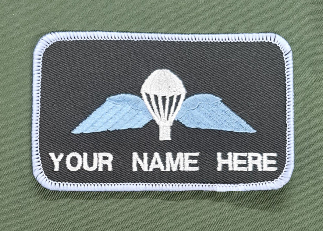 Bespoke Air / Ground Crew Airborne Parachutist Wings PJI Jump Instructor Name Badge