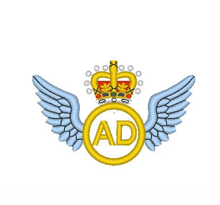 British Air Dispatch Wings (AD Wings) - Embroidered - Choose your Garment