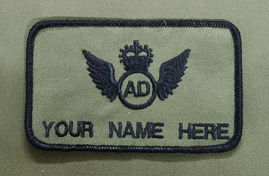 Bespoke Pilot / Crew Team Name Badge Royal Logistic Corps RLC Air Dispatch  AD Wings