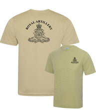 Load image into Gallery viewer, Double Printed Royal Artillery Wicking T-Shirt
