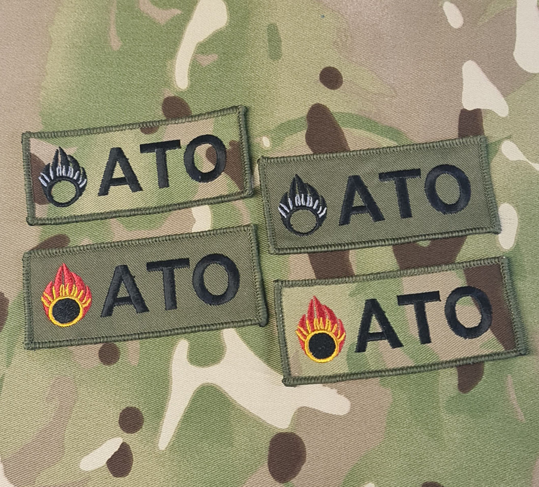 ATO Ammunition technical officer Subdued Embroidered Patch (ammo tech)