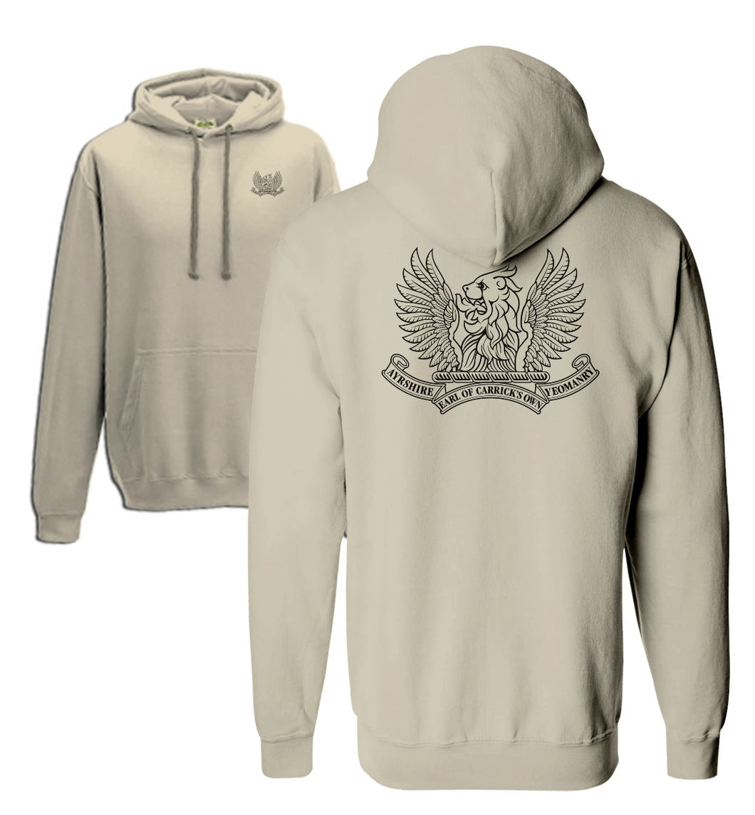 Double Printed Ayrshire Earl Of Carrick's Own Yeomanry Hoodie