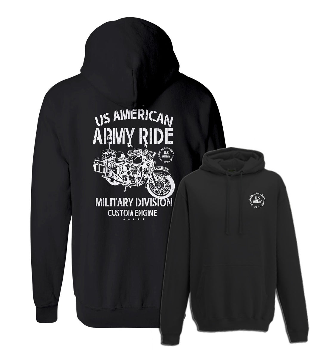 Fully Printed Army Bike Hoodie