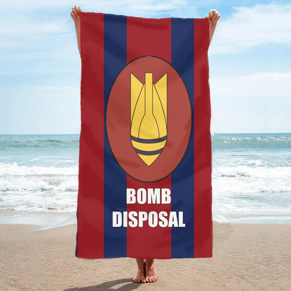 Fully Printed - Royal Engineer (RE) EOD (bomb disposal) Towel