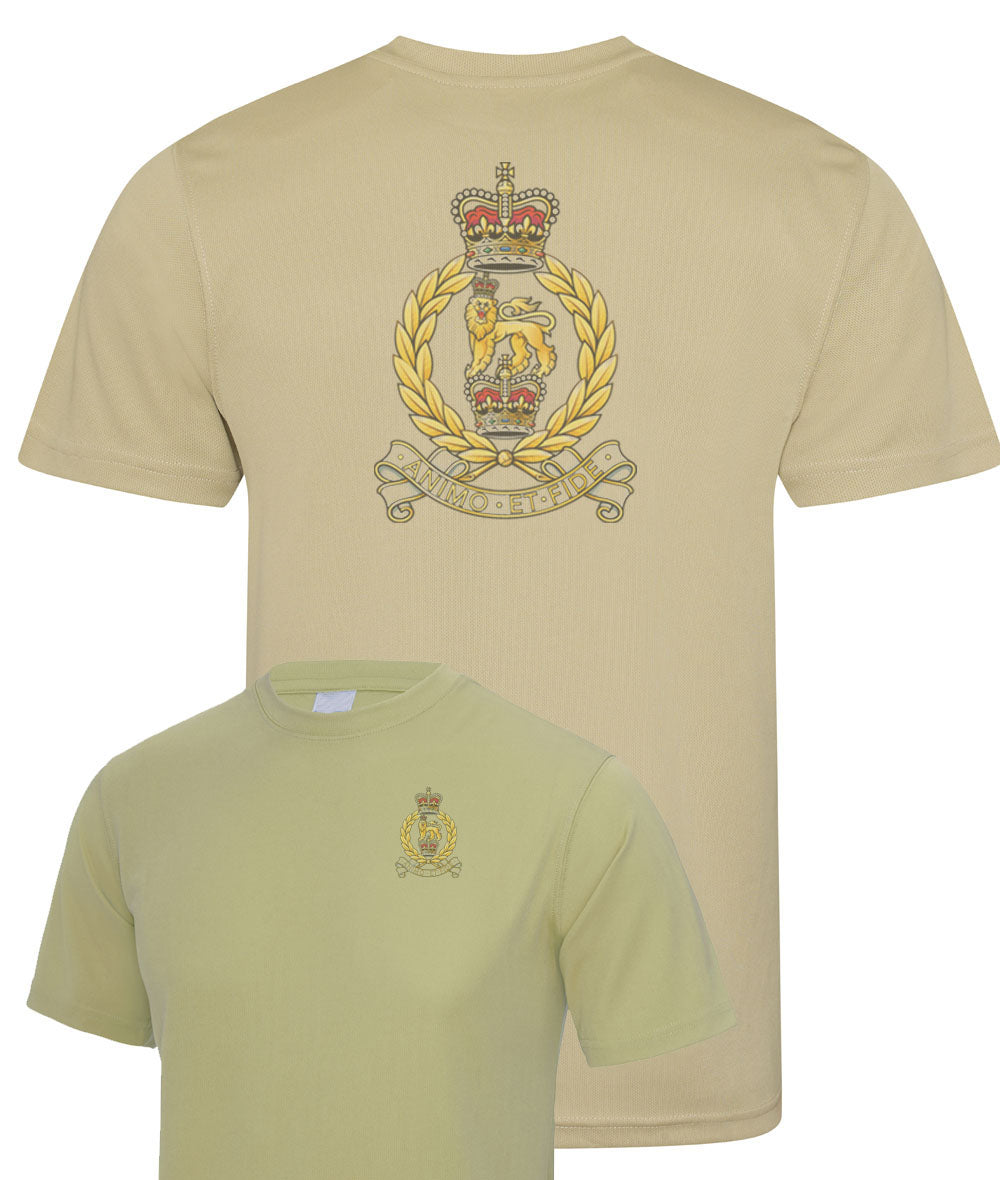 Adjutant Generals Corps (AGC SPS) - Double Colour Print- Wicking T-Shirt (sand colour only)