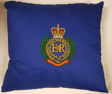 Load image into Gallery viewer, Bespoke Luxury 40cm x 40cm Cushion Royal Engineers (RE)
