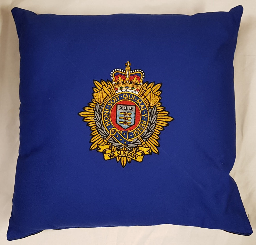 Bespoke Luxury 40cm x 40cm Cushion Royal Logistic Corps (RLC)
