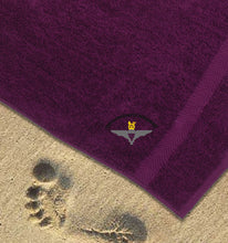 Load image into Gallery viewer, Embroidered Para Regiment Towel
