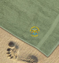 Load image into Gallery viewer, Embroidered HM Armed Forces Veteran Towel
