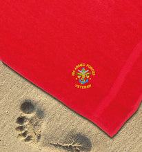 Load image into Gallery viewer, Embroidered HM Armed Forces Veteran Towel
