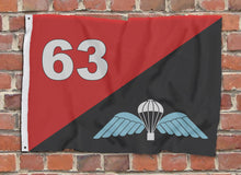 Load image into Gallery viewer, Printed Flag - 63 Sqn 13 Air Assault Support Regiment RLC
