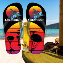Load image into Gallery viewer, Printed Flip Flops -  Airborne Surf Style
