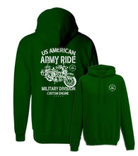 Load image into Gallery viewer, Fully Printed Army Bike Hoodie
