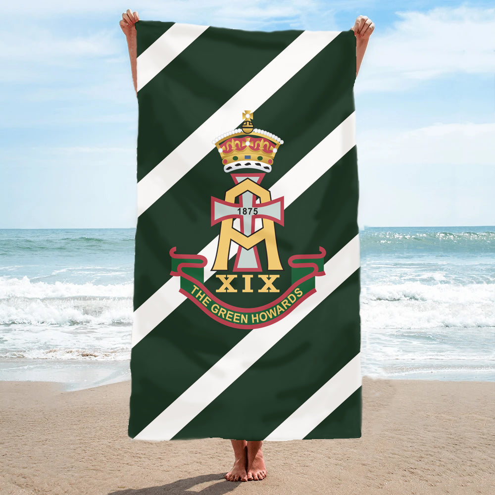 Fully Printed Green Howards Towel