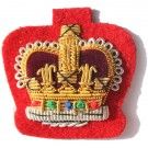 C Ssgt Gold On Red No.1 Badge Wire Bullion Embroidered Badge