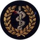 Medic Gold On Navy Badge Wire Bullion Embroidered Badge