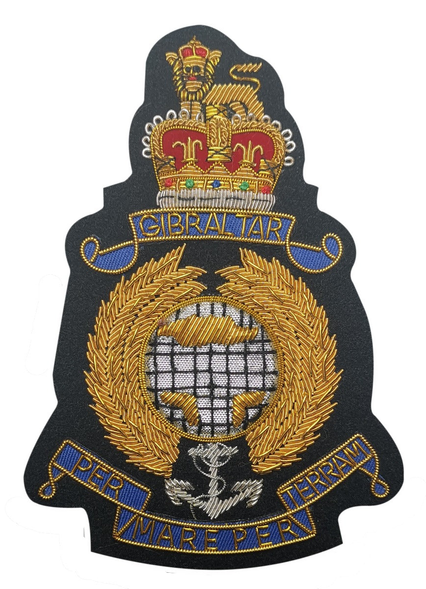 Royal Marines Commandos (RM) Hand Embroidered Wire Bullion Badge