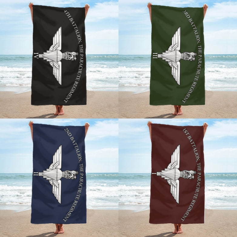 EIIR Parachute Regiment / Battalion - Printed Towel (choose your battalion)