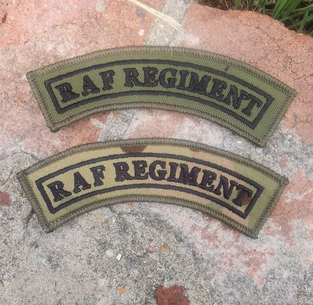 Royal Air Force RAF Regiment - shoulder title / mud guards