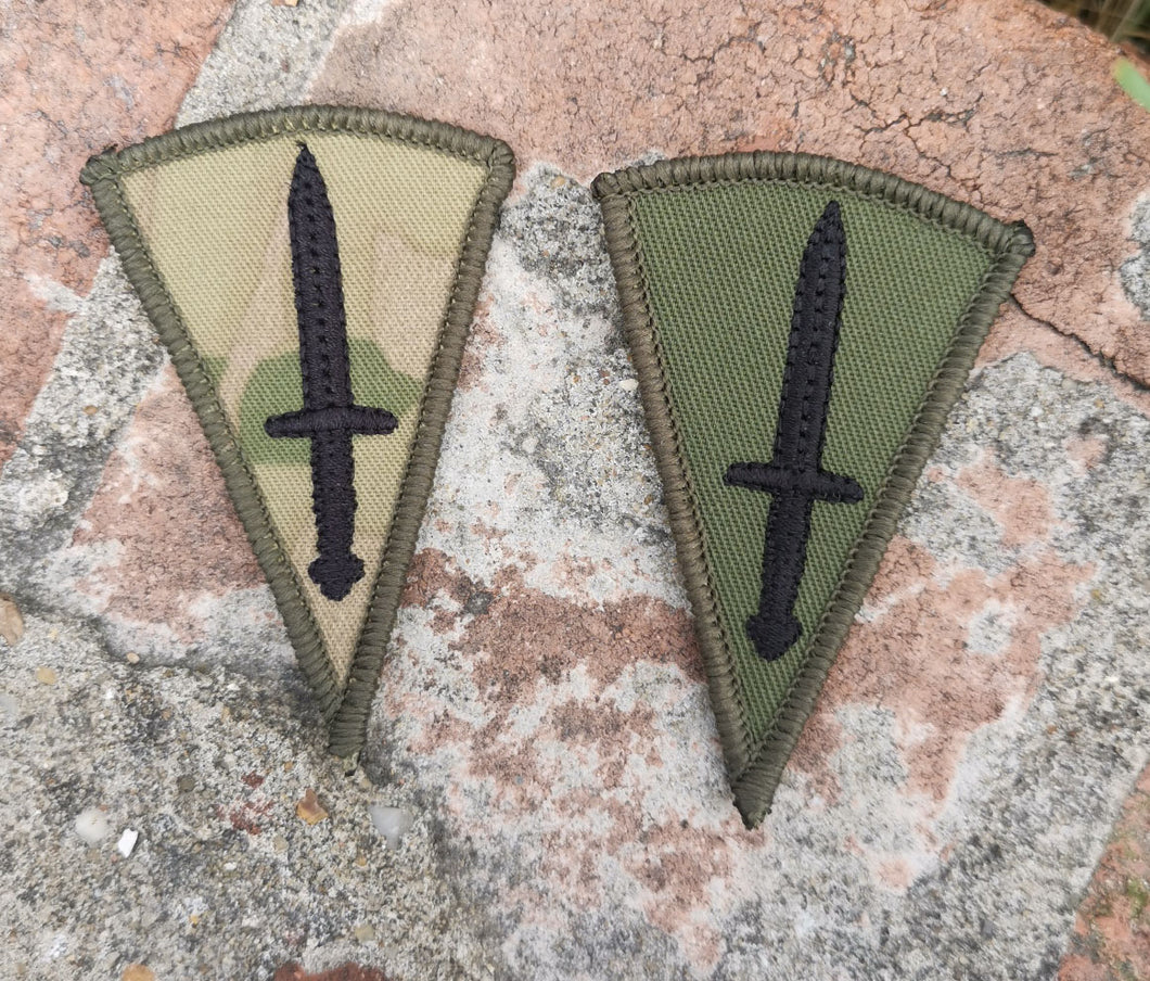 All Arms Commando Dagger Subdued Embroidered Patch