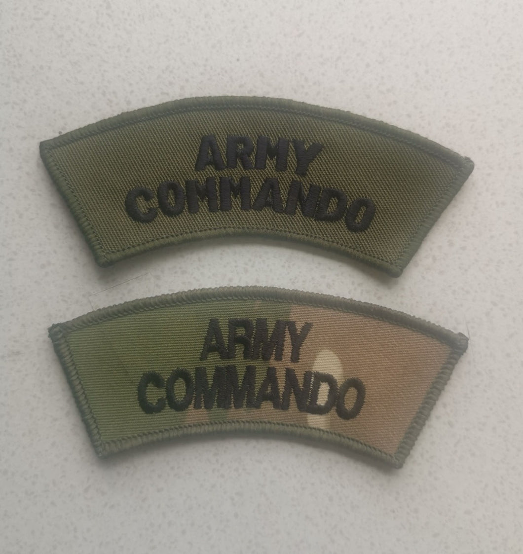 Army Commando Shoulder Flash / Mud Guard